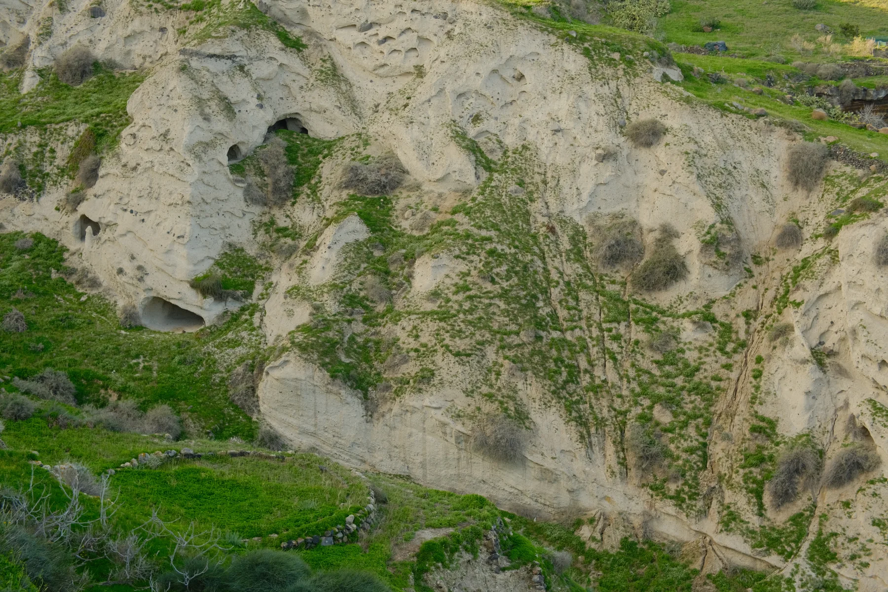 Volcanic cliffs of Santorini
